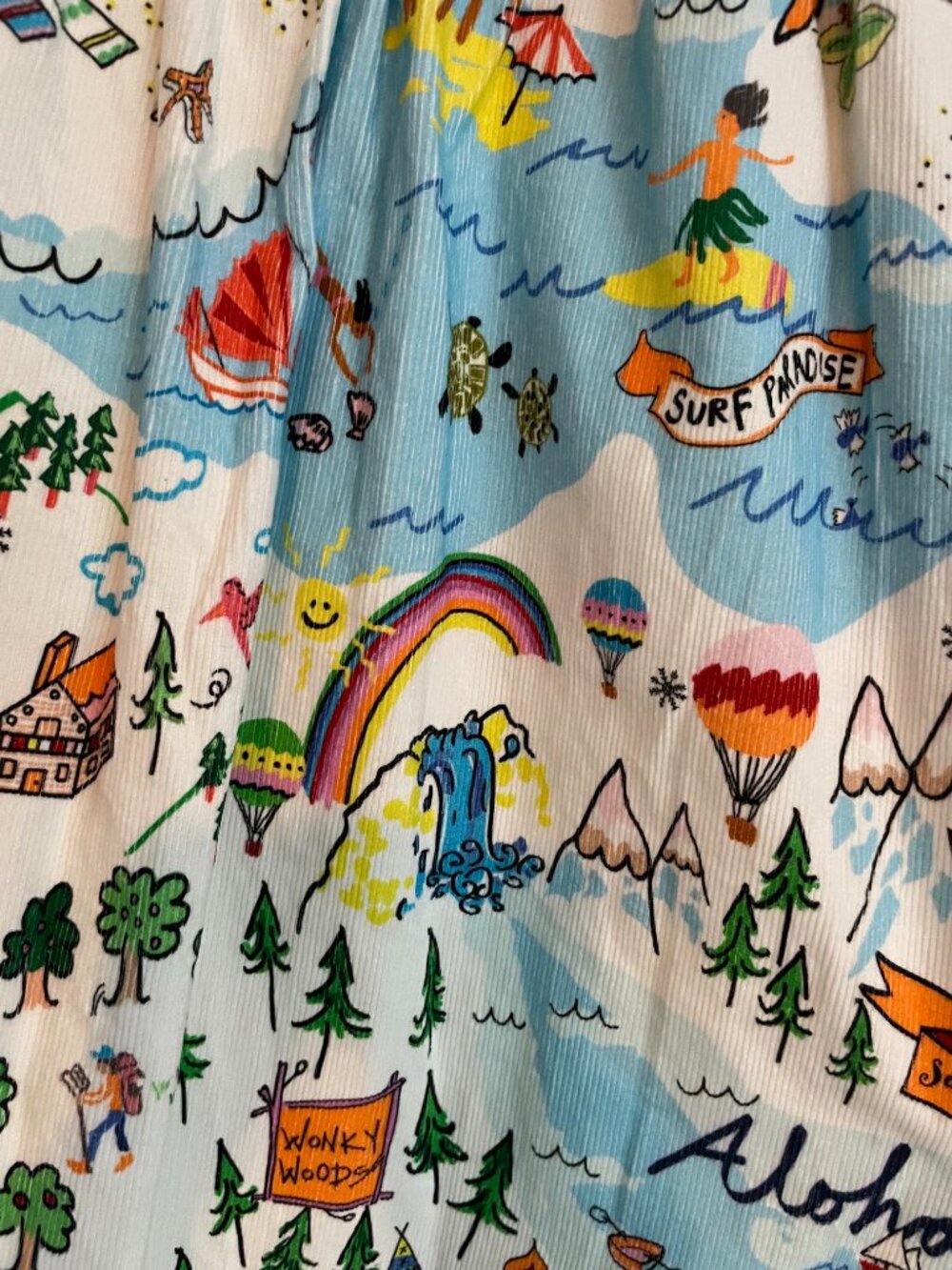 Mira Mikati Colorful Skirt Hippie Festival Euro 40 / US 8 10 Medium RARE $1000 - Picture 6 of 16